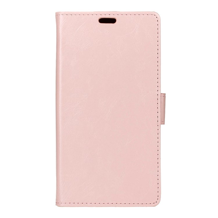 Crazy Horse Leather Wallet Cover Case for Huawei Honor 5c / GT3 - Pink-1
