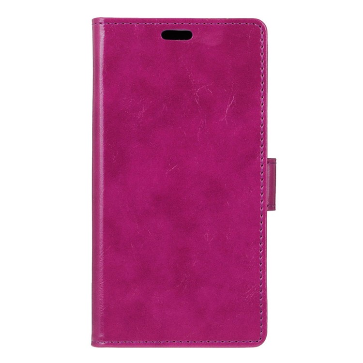 Crazy Horse PU Leather Wallet Case for Huawei Honor 5c / GT3 - Purple-1