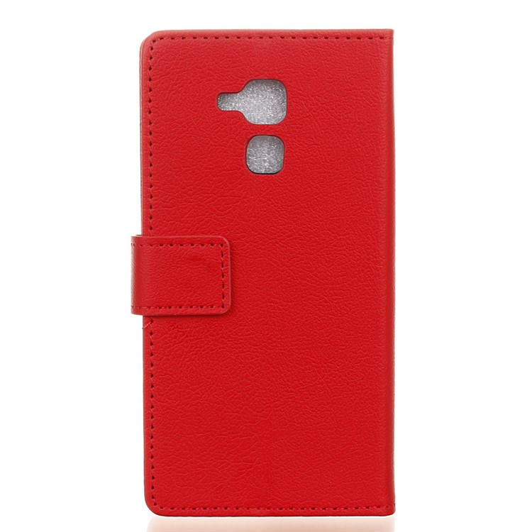 Wallet Leather Phone Case for Huawei Honor 5c / GT3 - Red-2