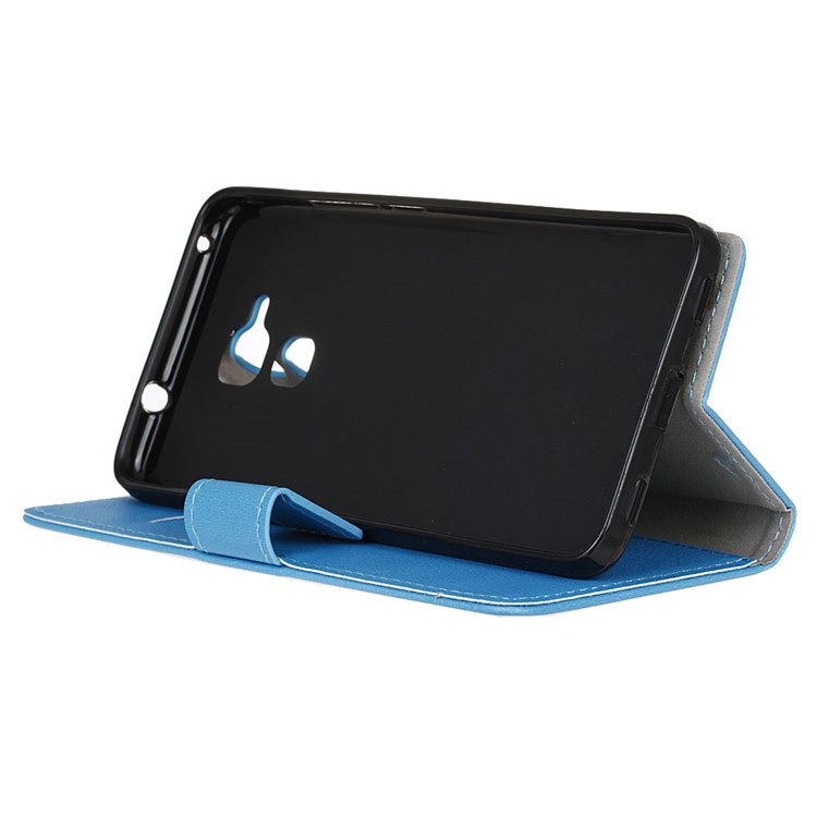 Magnetic Leather Stand Cover for Huawei Honor 5c / GT3 - Blue-4