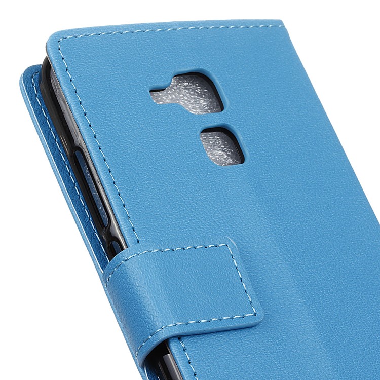 Magnetic Leather Stand Cover for Huawei Honor 5c / GT3 - Blue-7
