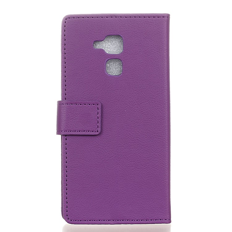 Phone Leather Stand Case for Huawei Honor 5c / GT3 - Purple-2