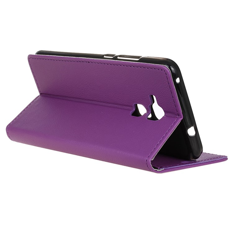 Phone Leather Stand Case for Huawei Honor 5c / GT3 - Purple-5