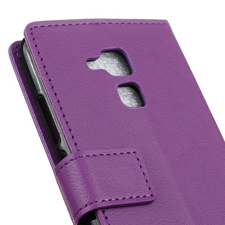 Phone Leather Stand Case for Huawei Honor 5c / GT3 - Purple-7