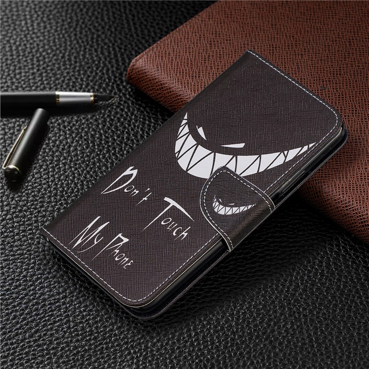 Druckart-lederner Mappentelefon-Abdeckungsfall Für Huawei Ehre 9X / Ehre 9X Pro - Fass Mein Telefon Nicht An-7