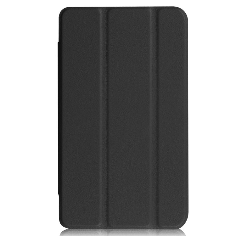 Tri-fold Stand PU Leather Case for Huawei MediaPad M2 7.0 - Black-2