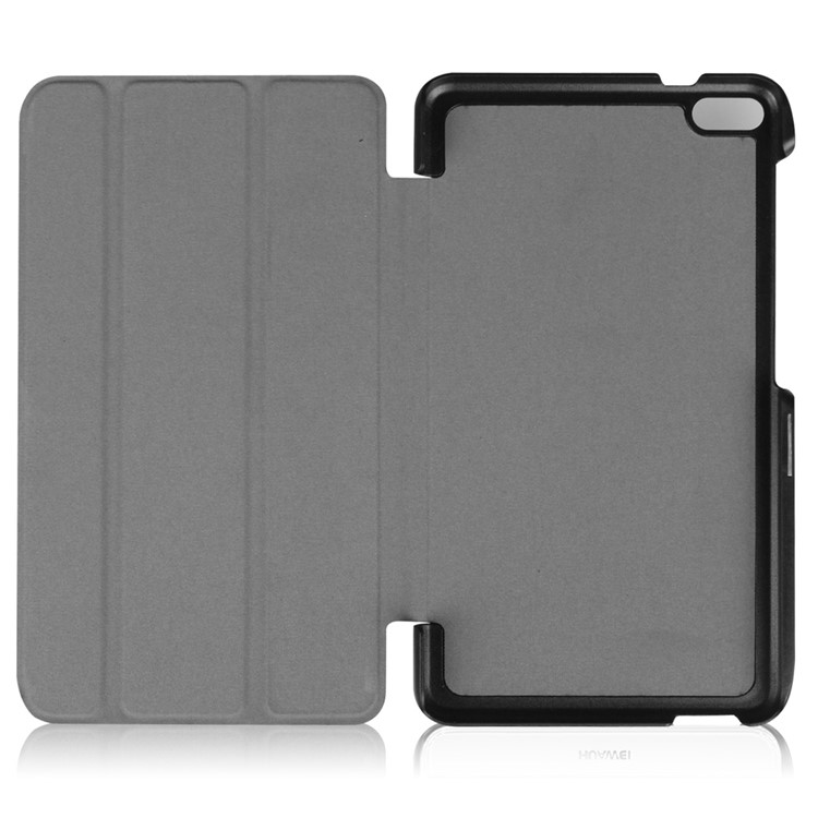 Tri-fold Stand PU Leather Case for Huawei MediaPad M2 7.0 - Black-8