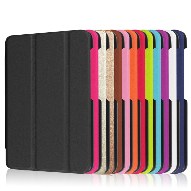 Tri-fold Stand PU Leather Case for Huawei MediaPad M2 7.0 - Black-9