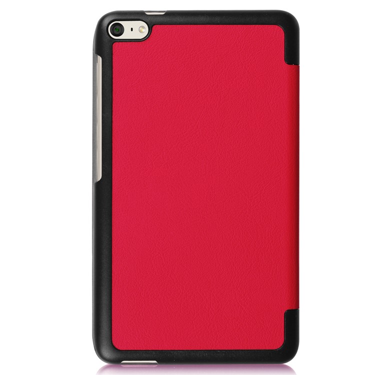 Tri-fold Stand Leather Cover for Huawei MediaPad M2 7.0 - Red-3