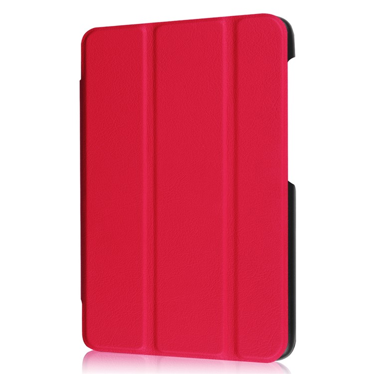 Tri-fold Stand Leather Cover for Huawei MediaPad M2 7.0 - Red-6