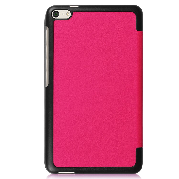 Tri-fold Stand PU Leather Shell for Huawei MediaPad M2 7.0 - Rose-3