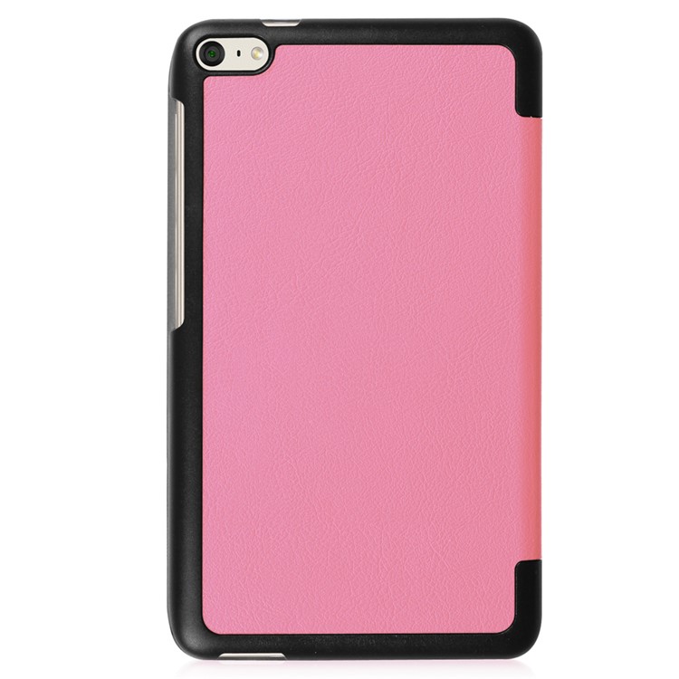 Tri-fold Stand PU Leather Case for Huawei MediaPad M2 7.0 - Pink-3