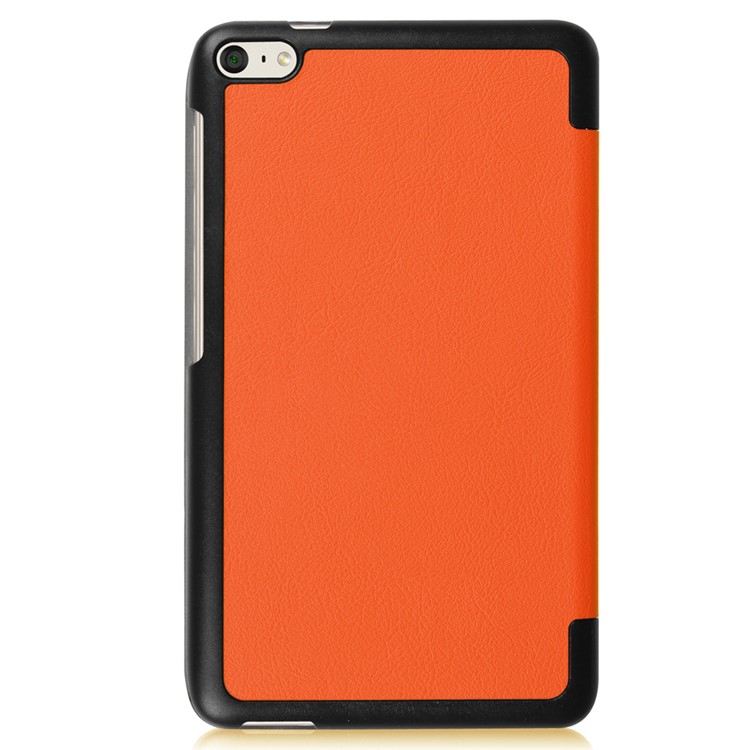 Tri-fold Stand PU Leather Cover for Huawei MediaPad M2 7.0 - Orange-3