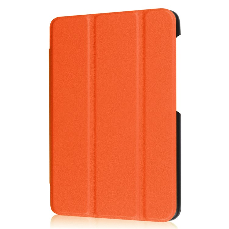 Tri-fold Stand PU Leather Cover for Huawei MediaPad M2 7.0 - Orange-6