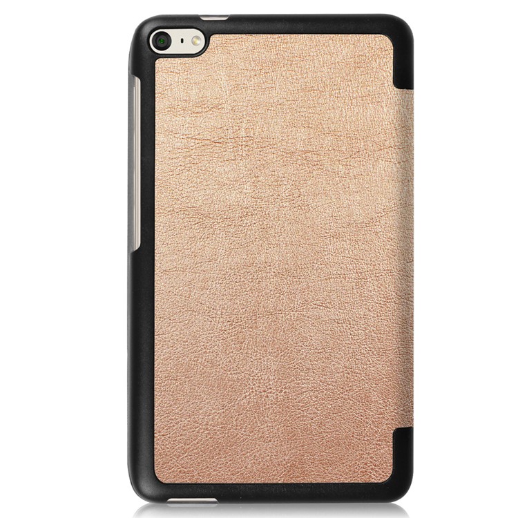 Tri-fold Stand PU Leather Shell for Huawei MediaPad M2 7.0 - Rose Gold-3