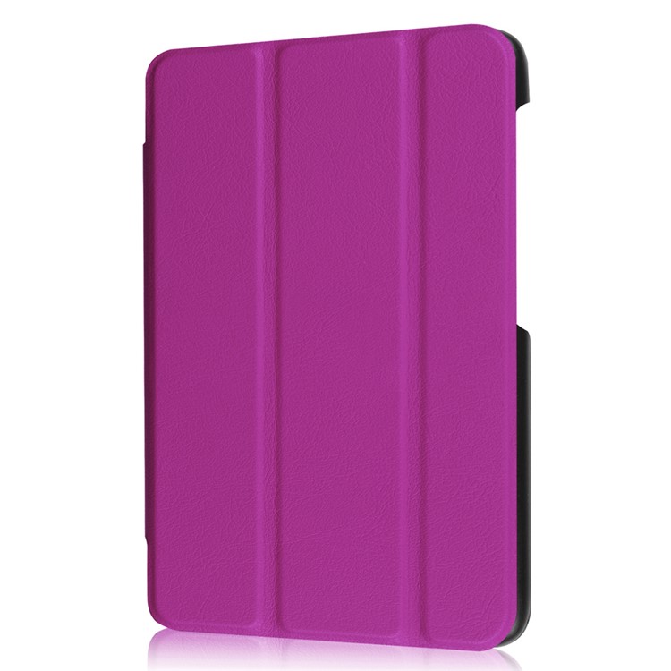 Tri-fold Stand Leather Case for Huawei MediaPad M2 7.0 - Purple-6