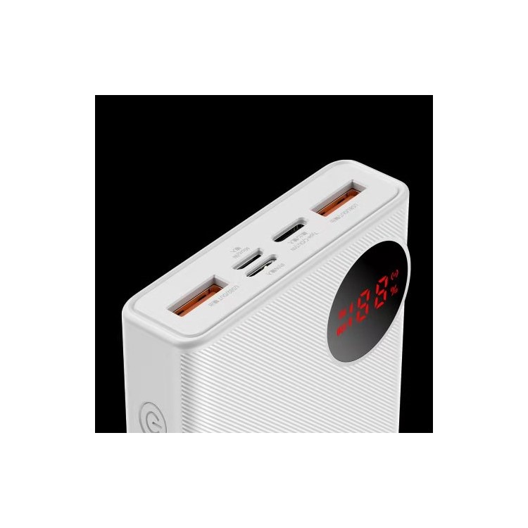 BASEUS Mulight Digital Display Quick Charge Power Bank 45W 20000mAh - White-2