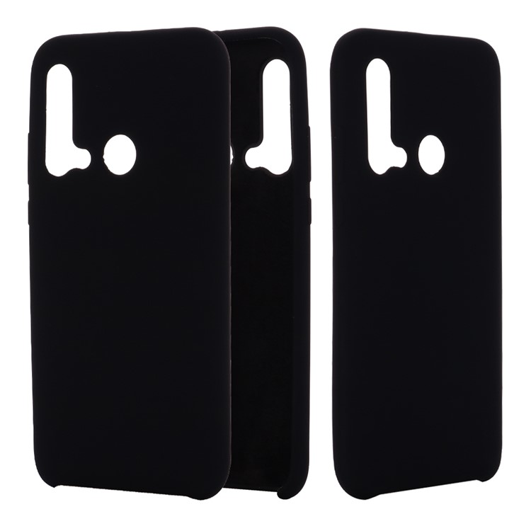 Liquid Silicone Case for Huawei P20 lite (2019) / nova 5i - Black-1