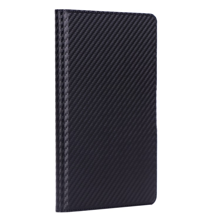 WY-1595A Ultra-thin Carbon Fiber Texture Stand Leather Tablet Shell for Huawei MediaPad M6 8.4-inch - Black-5