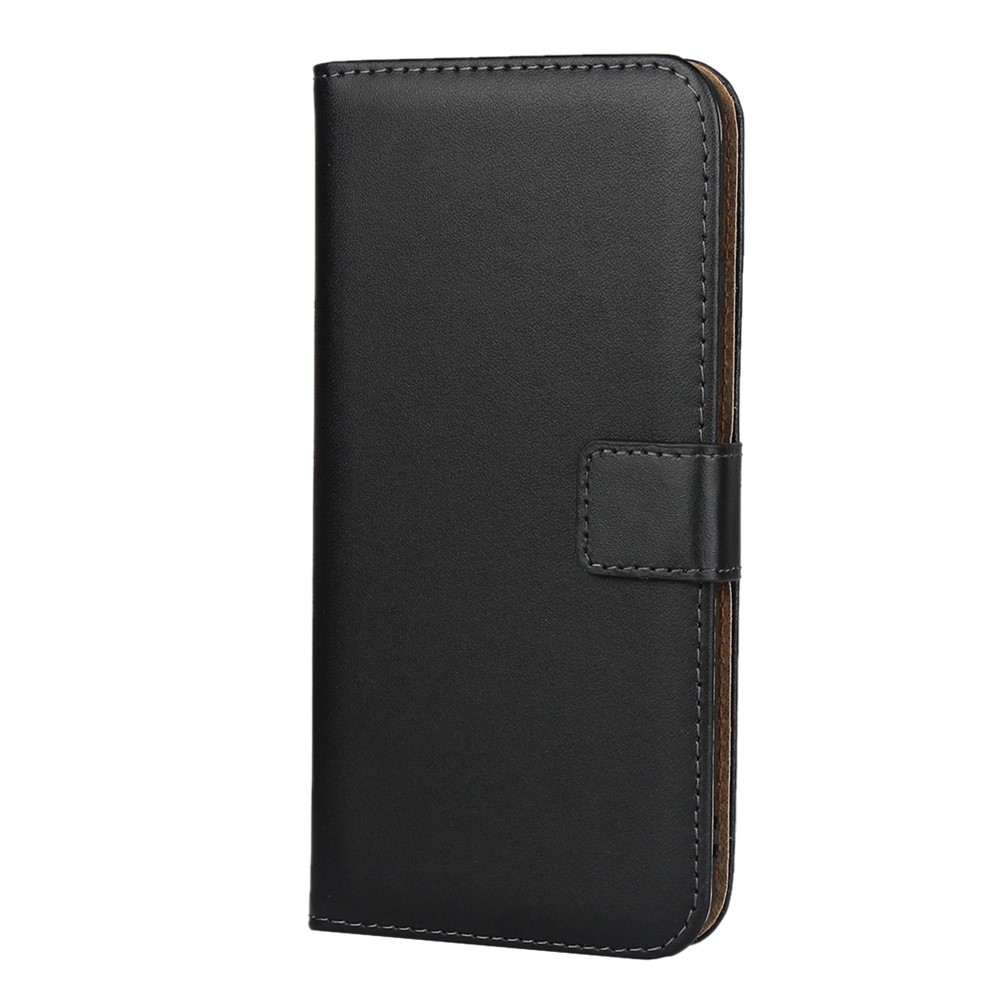 Echtes Leder -brieftaschenstand Mobiltelefon Hülle Für Huawei Honor 20s / Ehre 20 / November 5t - Schwarz-2