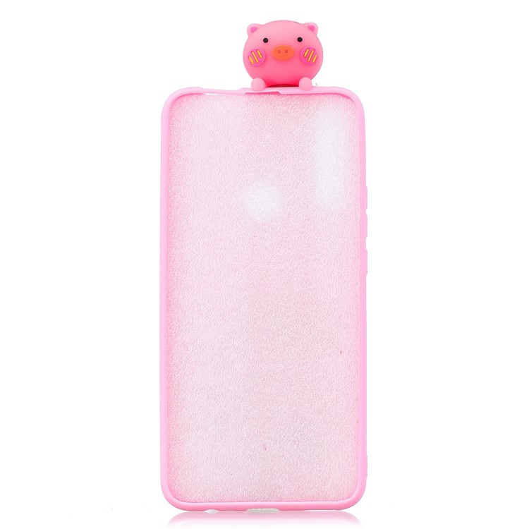 3D Animal Doll Decor Soft TPU Phone Shell for Huawei Honor 9X (Global)/ P Smart Z/Y9 Prime 2019 / Enjoy 10 Plus - Pig-3