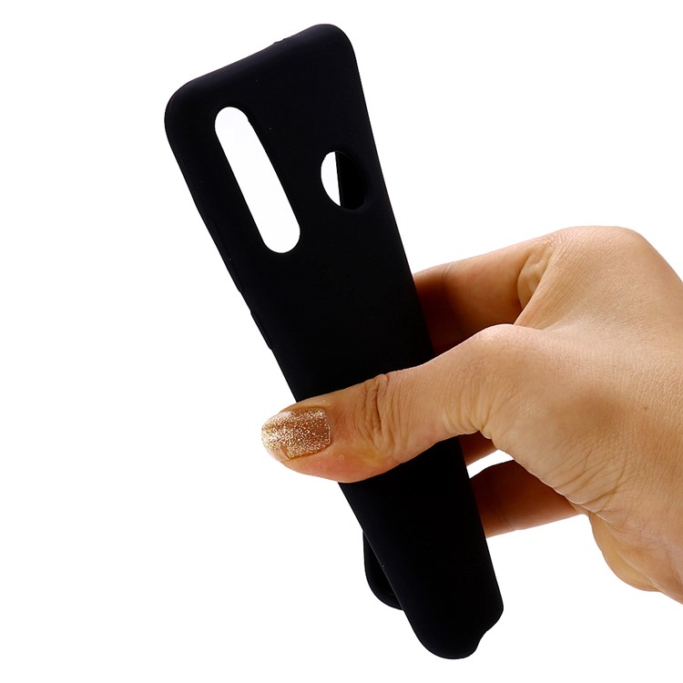 Tampa Traseira Macia Do Telefone Do Silicone Líquido Para O Huawei P Esperto Z / Y9 Prime 2019 - Preto-3