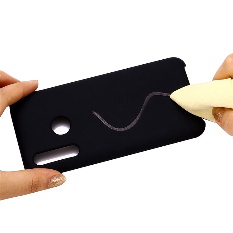 Tampa Traseira Macia Do Telefone Do Silicone Líquido Para O Huawei P Esperto Z / Y9 Prime 2019 - Preto-4