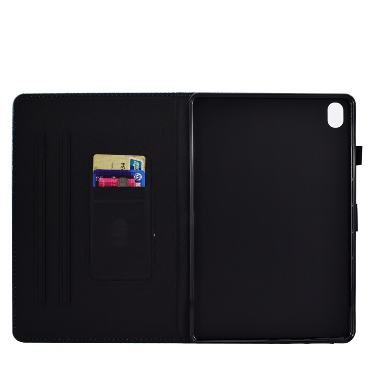 Flash Powder PU Leather Tablet Covering for Huawei MediaPad M6 10.8-inch - Black-11