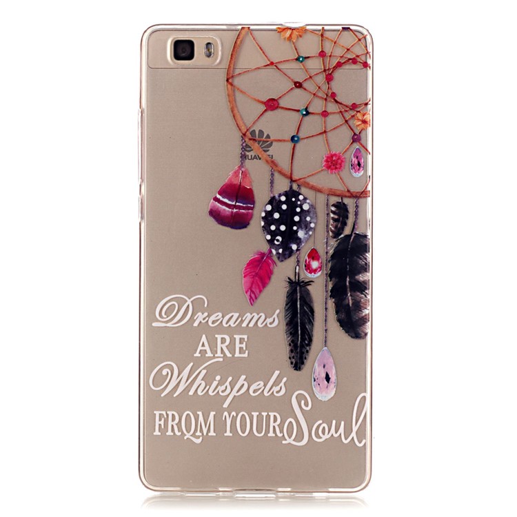 IMD Skin TPU High Clear Phone Cover for Huawei Ascend P8 Lite - Dream Catcher-2