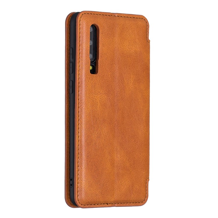 HAOXFA.W Removable Card Slots Flip Leather Wallet Phone Case for Huawei P30 - Brown-4