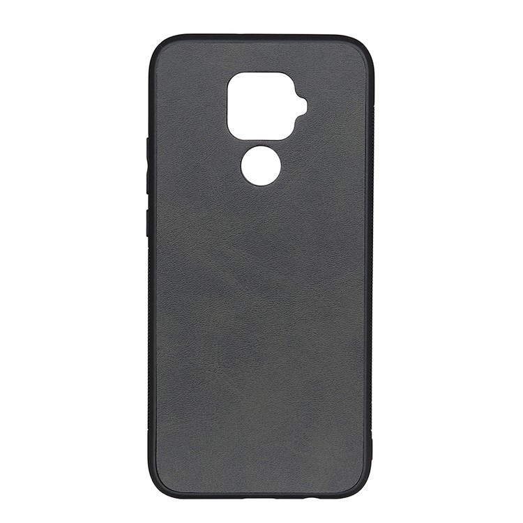 Matte Texture PU Leather Skin Plastic +TPU Hybrid Case for Huawei Mate 30 Lite/nova 5i Pro - Grey-1