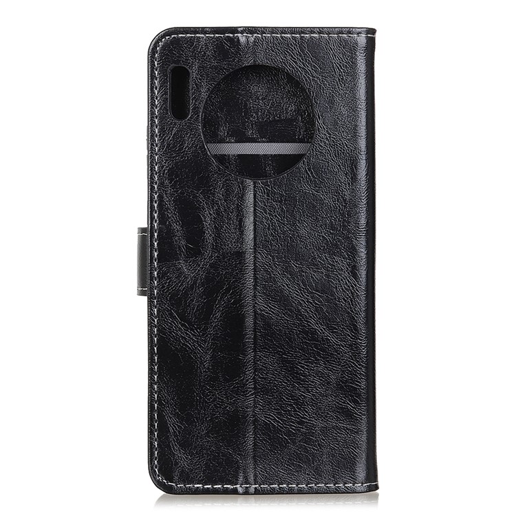 Crazy Horse Vintage Leather Wallet Case for Huawei P30 Pro - Black-3