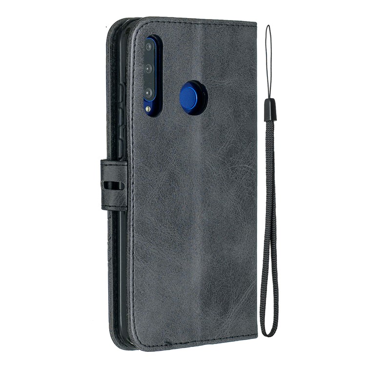 Wallet Leather Stand Case for Huawei P Smart Plus 2019 / Enjoy 9s/ Maimang 8 / Honor 20i / Honor 10i / Honor 20 Lite / Honor 10 Lite / P Smart (2019) - Black-3