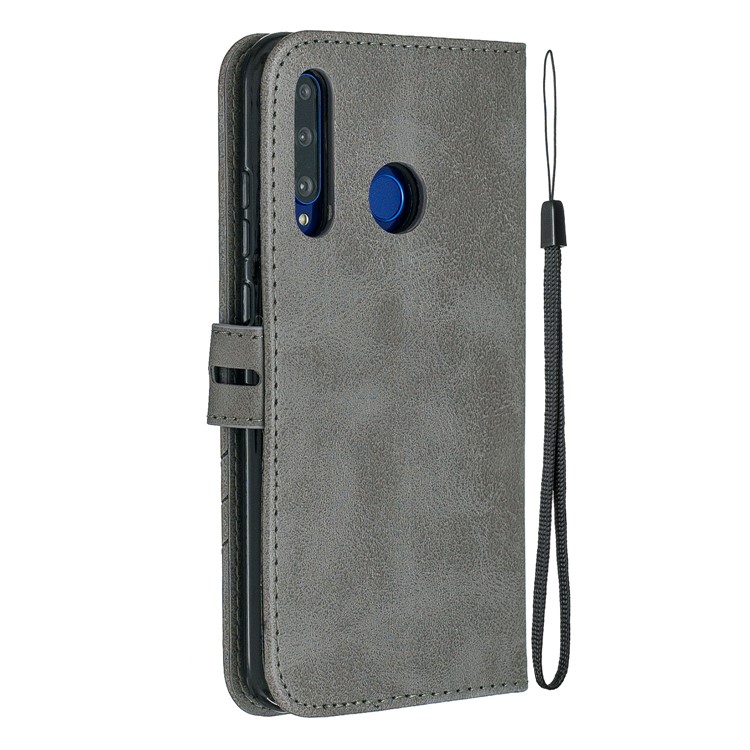Wallet Leather Stand Case for Huawei P Smart Plus 2019 / Enjoy 9s/ Maimang 8 / Honor 20i / Honor 10i / Honor 20 Lite / Honor 10 Lite / P Smart (2019) - Grey-3