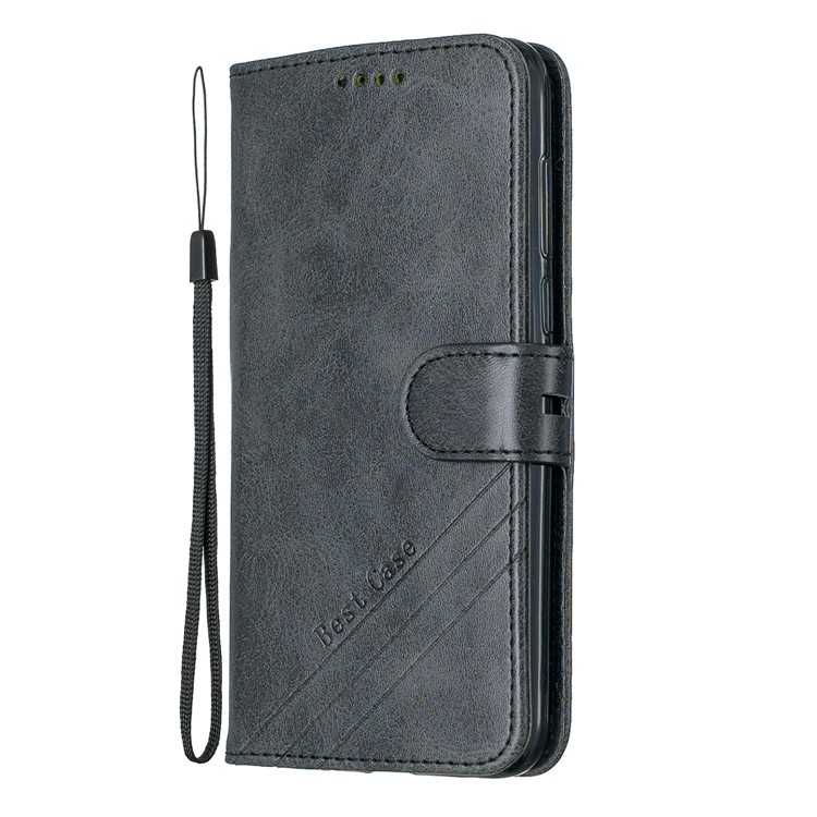 Wallet Leather Stand Case for Huawei Y5 (2018) / Y5 Prime (2018) / Honor 7s / Honor Play 7 - Black-2