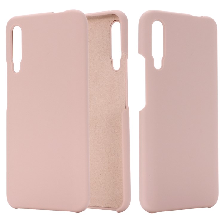 Soft Liquid Silicone Phone Back Cover Casing for Huawei Honor 9X / Honor 9X Pro - Pink-1