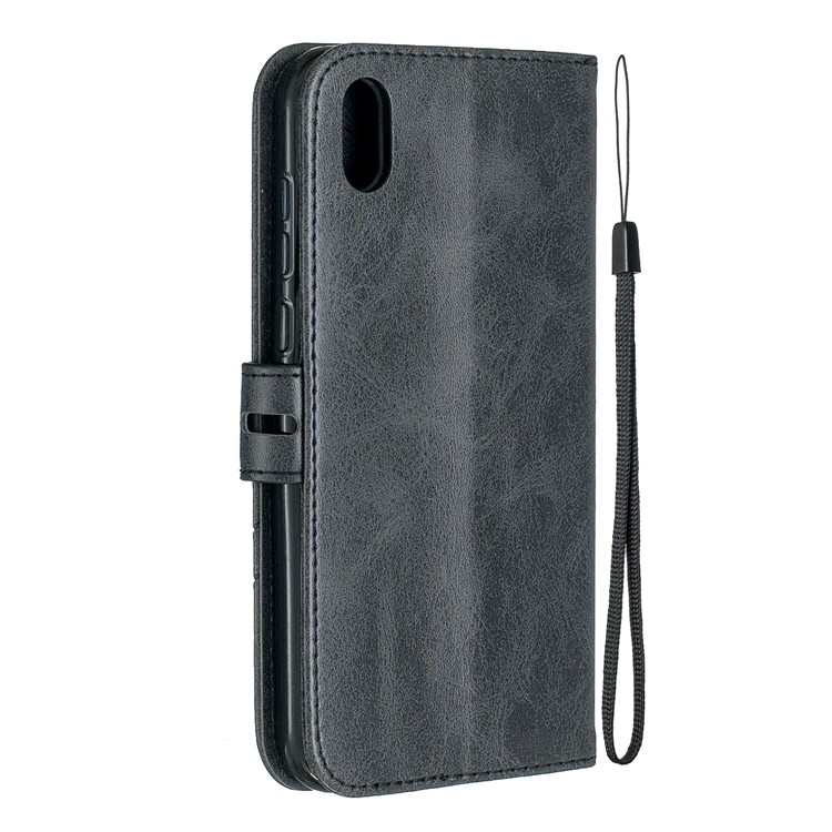 Shell De Revestimento De Couro PU Para Huawei Y5 (2019) / Honra 8S / Y5 Prime (2019) - Preto-3