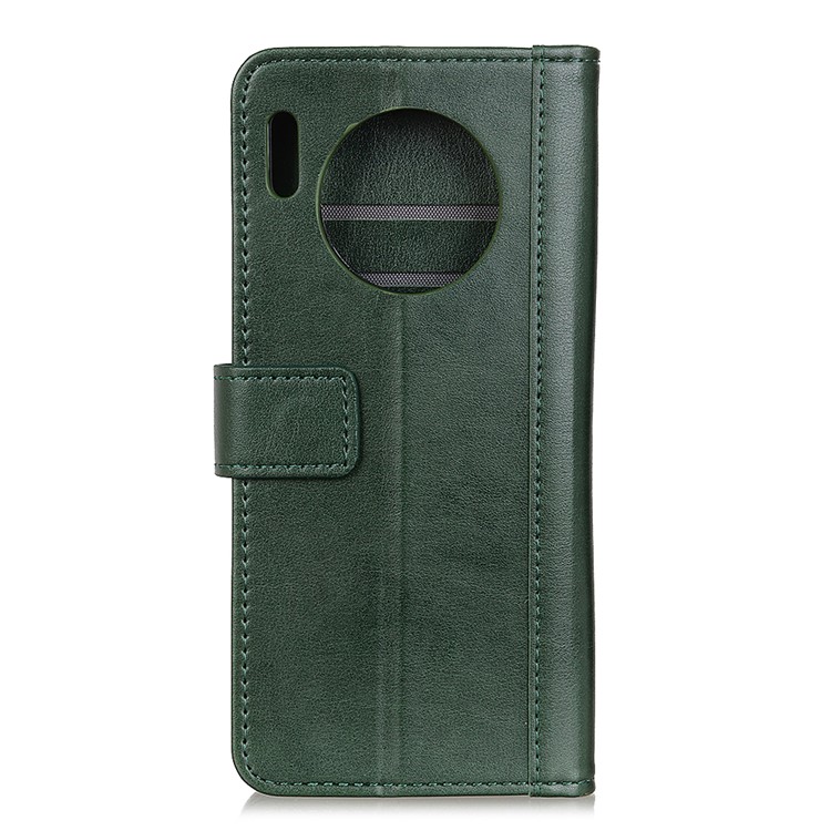 Elephant Texture Wallet Stand PU Leather Phone Cover for Huawei Mate 30 Pro - Army Green-10