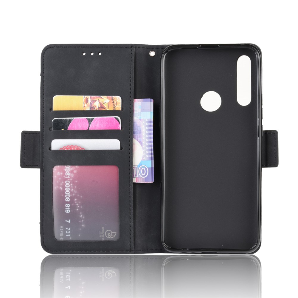 Multiple Card Slots PU Leather Cell Casing Cover for Huawei Honor 9X (Global)/ P Smart Z / Y9 Prime 2019 / Enjoy 10 Plus - Black-3