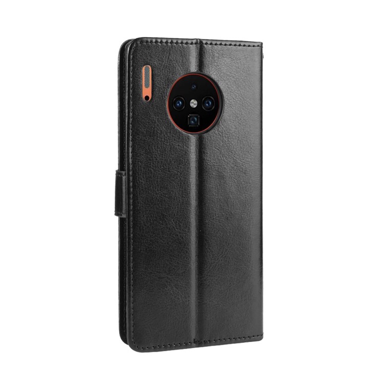 Etui Portefeuille En Cuir Crazy Horse Pour Huawei Mate 30 Pro - Noir-6