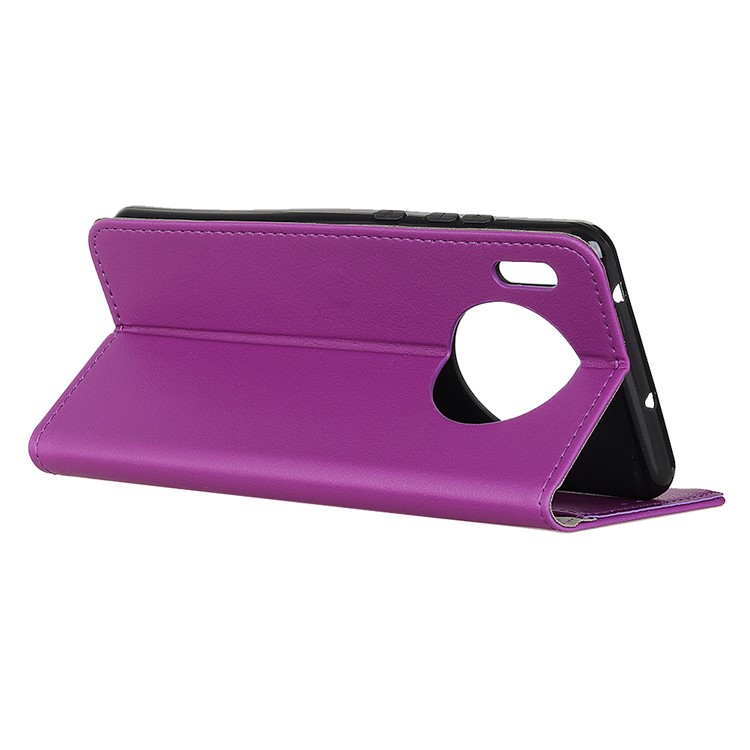 Wallet Leather Stand Case Shell for Huawei Mate 30 Pro - Purple-5