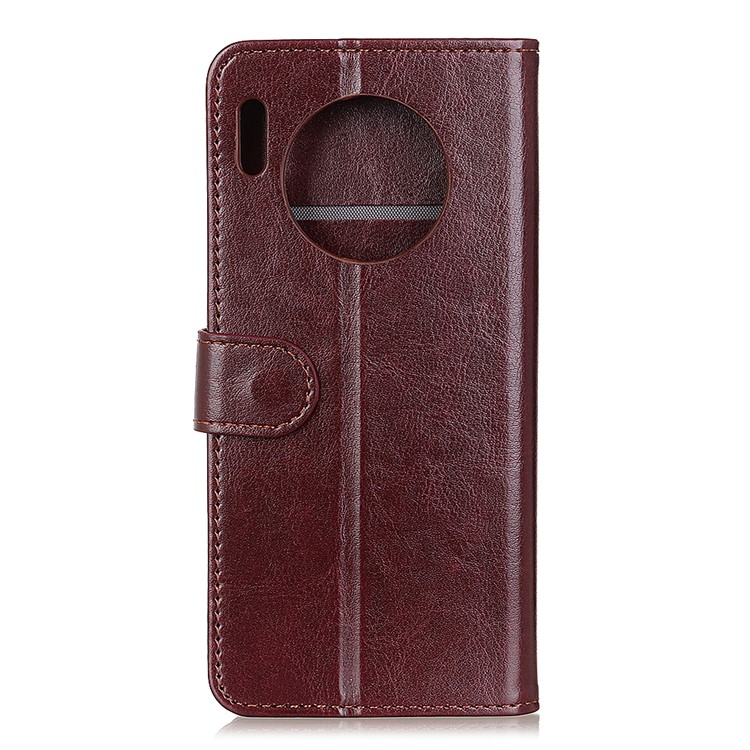 Leather Wallet Case for Huawei Mate 30 Pro - Coffee-2