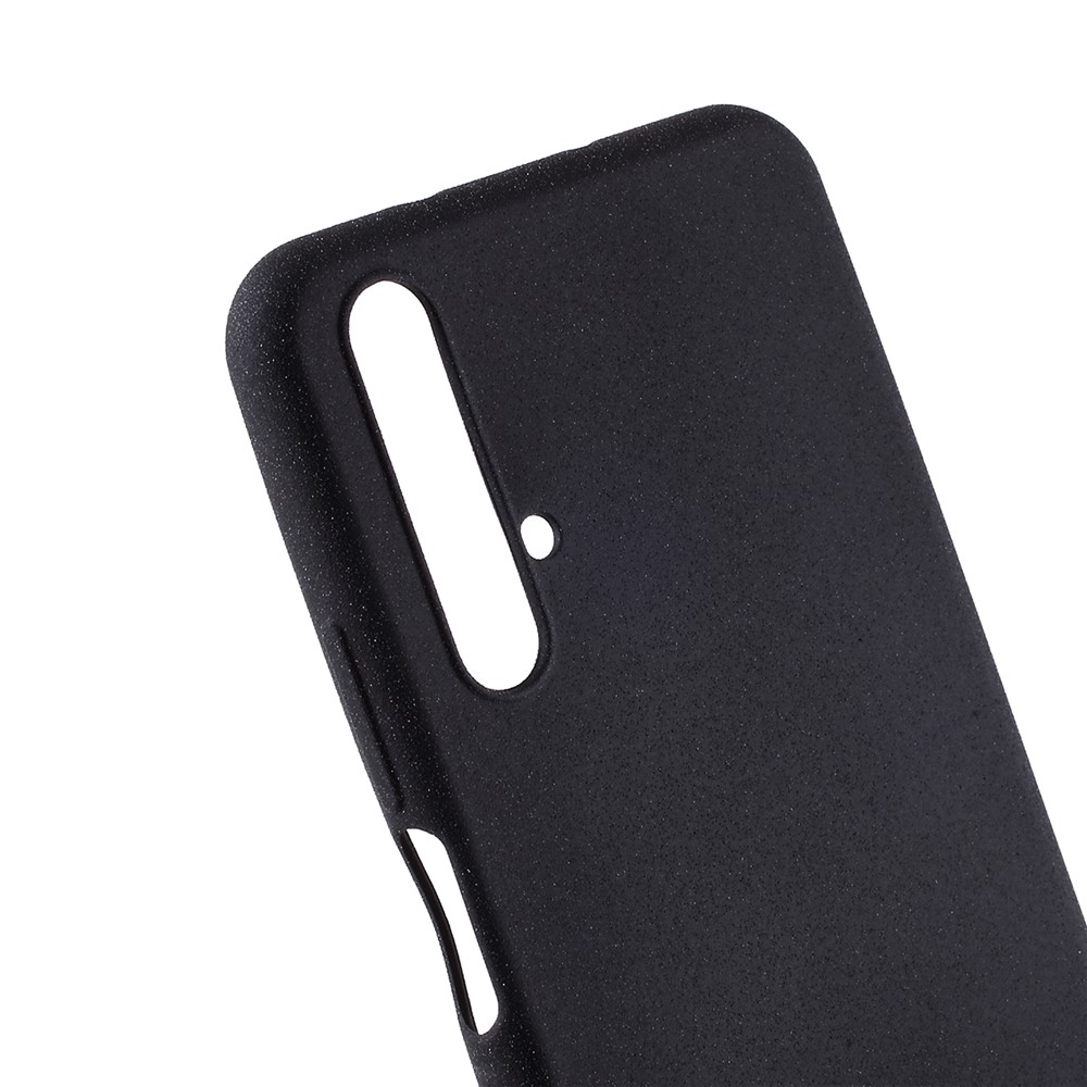 For Huawei Honor 20S / Honor 20 / Nova 5T Furry Feel Double-sided Matte TPU Case - Black-4