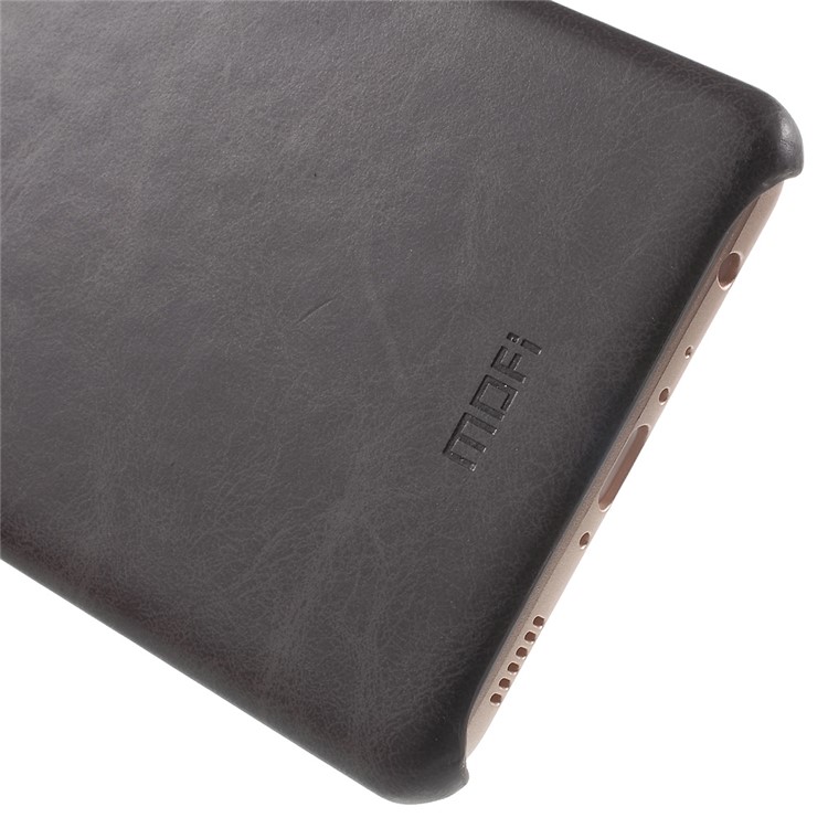 MOFI Leather Coated Hard PC Back Case for Huawei P9 Plus - Black-5