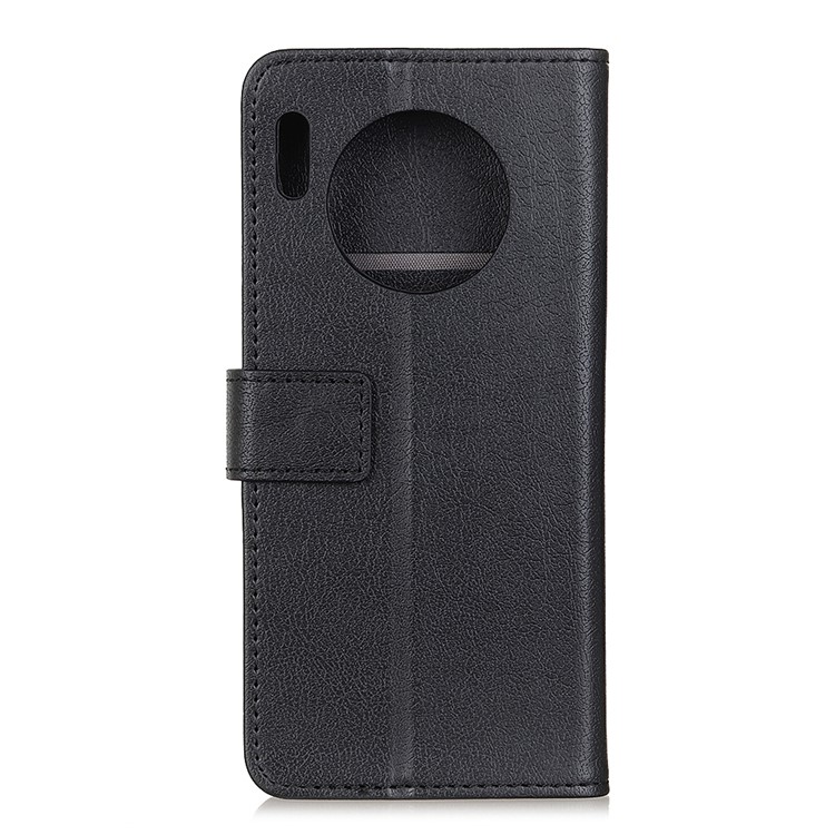 PU Leather Wallet Stand Phone Casing for Huawei Mate 30 - Black-2