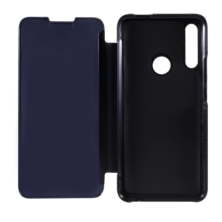 Hard PC Mobile Phone Stand Cover Case with Mirror Function for Huawei P Smart Z - Dark Blue-8