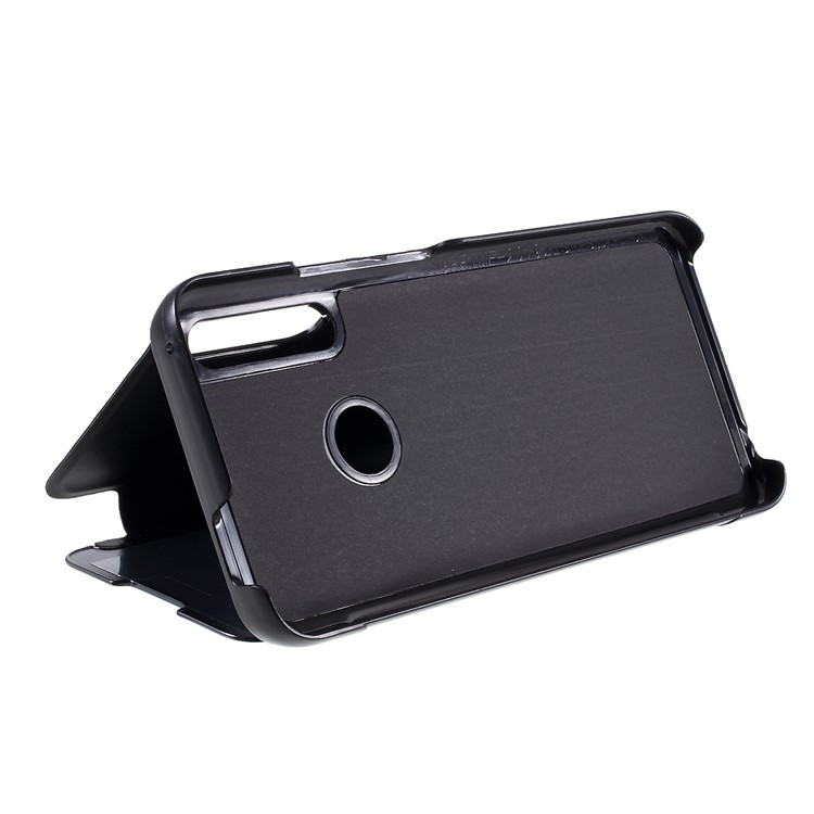 Hard PC Mobile Phone Stand Cover Case with Mirror Function for Huawei P Smart Z - Dark Blue-9