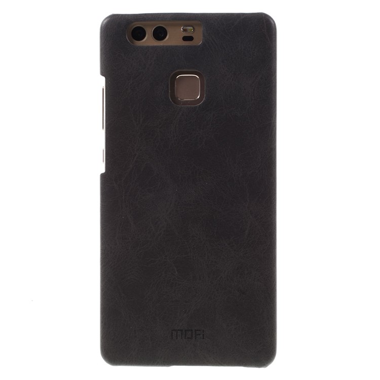 MOFI PU Leather Coated Hard PC Case for Huawei P9 - Black-2