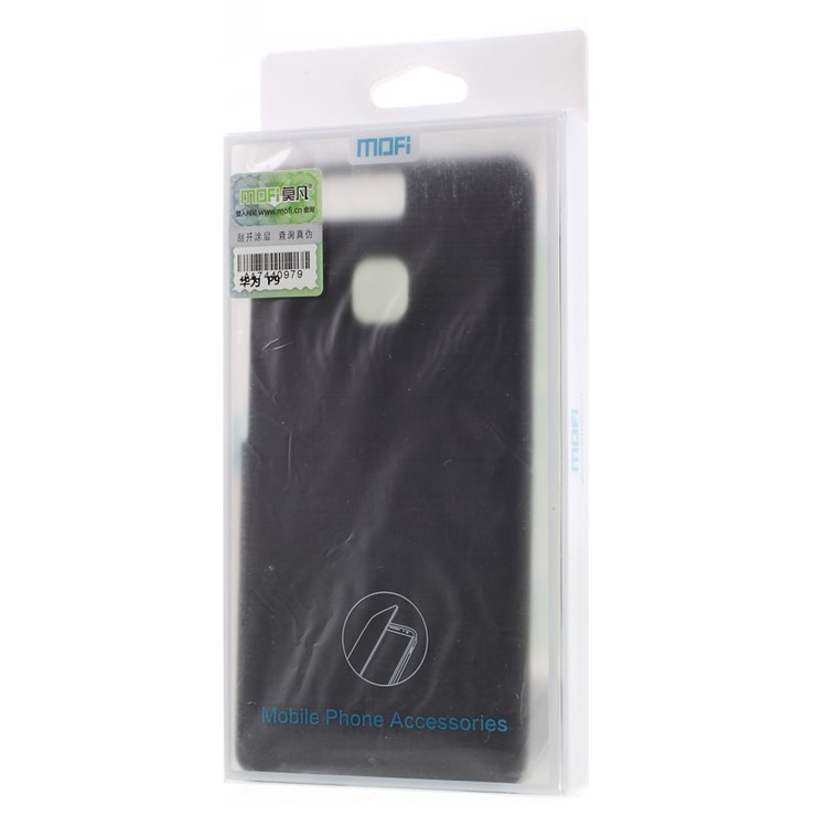MOFI PU Leather Coated Hard PC Case for Huawei P9 - Black-6