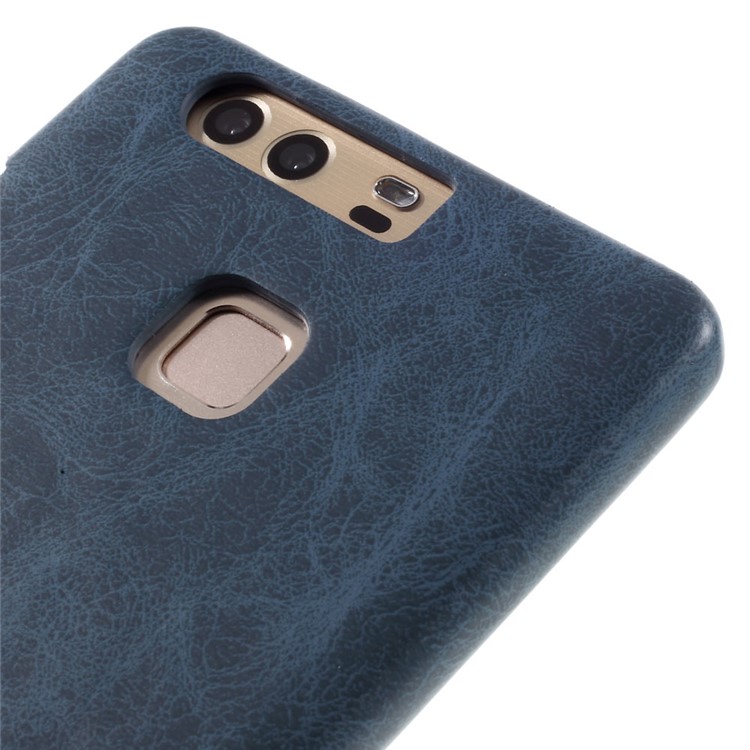 MOFI Leather Coated Hard Case Protector for Huawei P9 - Dark Blue-3